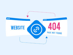 broken link display 404 message